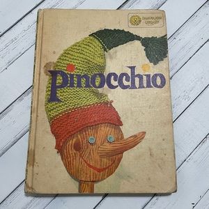 Vintage Pinocchio Robin Hood library book